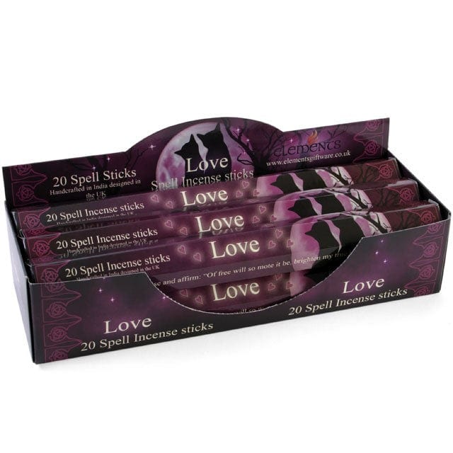Love Spell Incense Sticks by Lisa Parker - Romantic & Mystical Home Fragrance