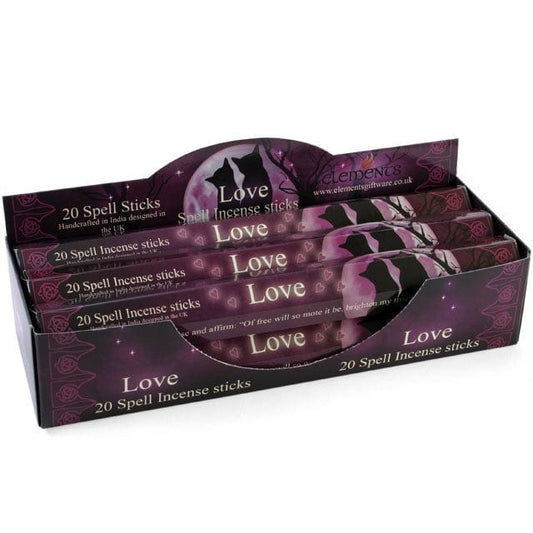 Love Spell Incense Sticks by Lisa Parker - Romantic & Mystical Home Fragrance