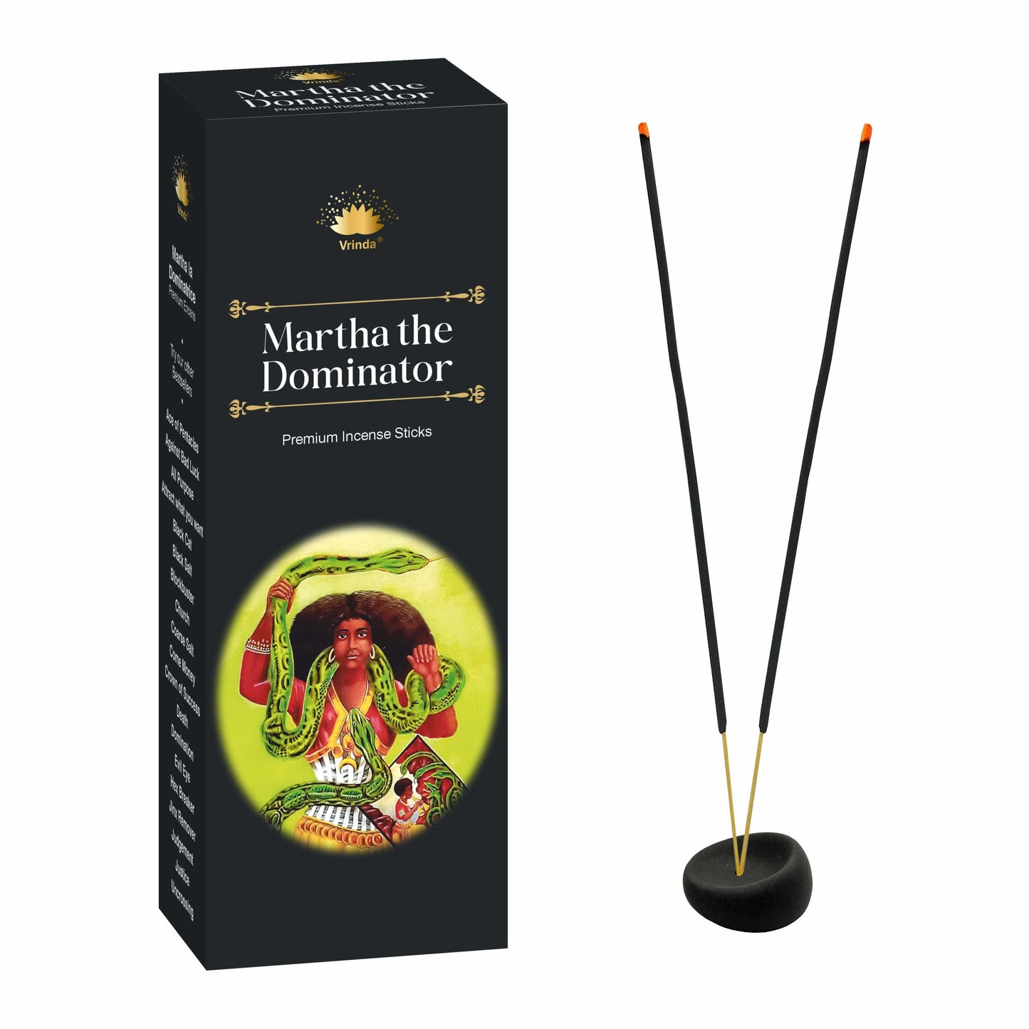 Martha The Dominator hexa incense sticks (pack of 6) - Authentic Occult and Witchcraft Supply Image
