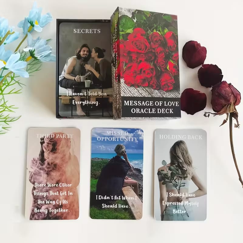 Message of Love Oracle Deck – Romantic Relationship & Soulmate Guidance Cards