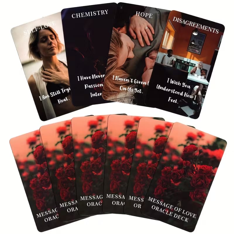 Message of Love Oracle Deck – Romantic Relationship & Soulmate Guidance Cards
