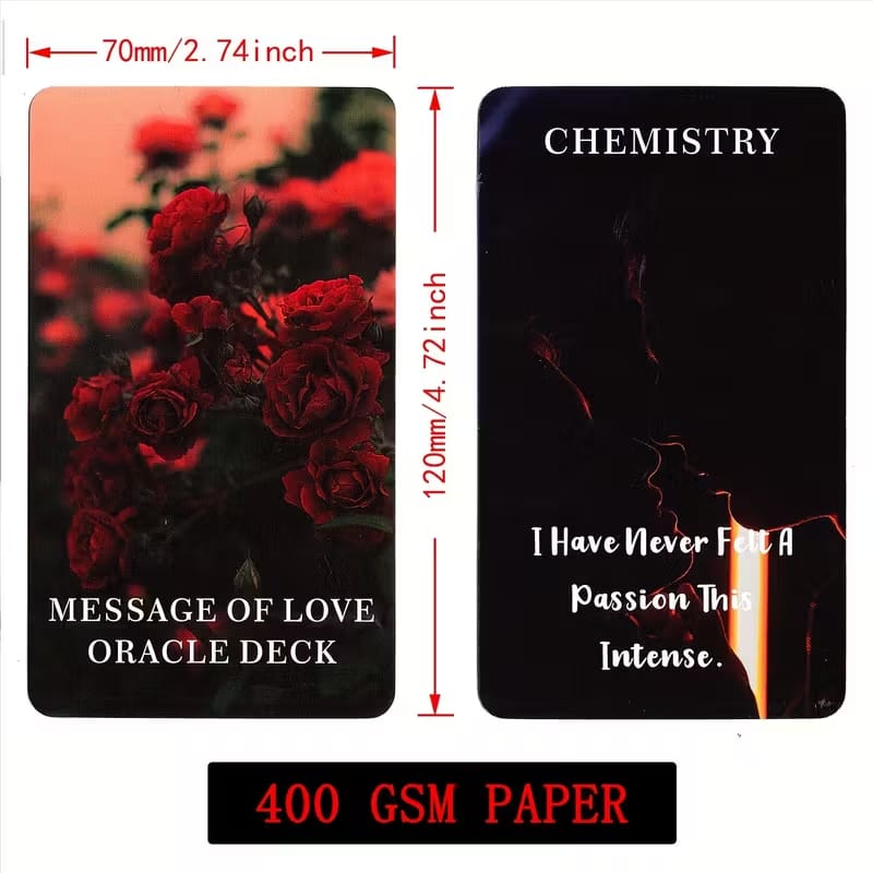 Message of Love Oracle Deck – Romantic Relationship & Soulmate Guidance Cards