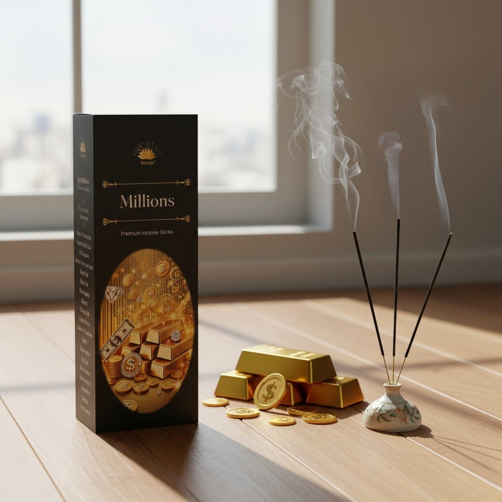 Millions hexa incense sticks (pack of 6) - Authentic Occult and Witchcraft Supply Image