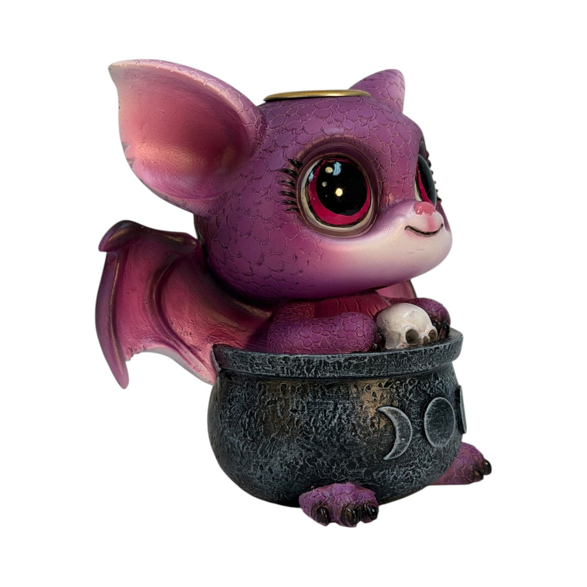 Potion Pals Purple Dragon Backflow Incense Burner – Triple Moon Cauldron