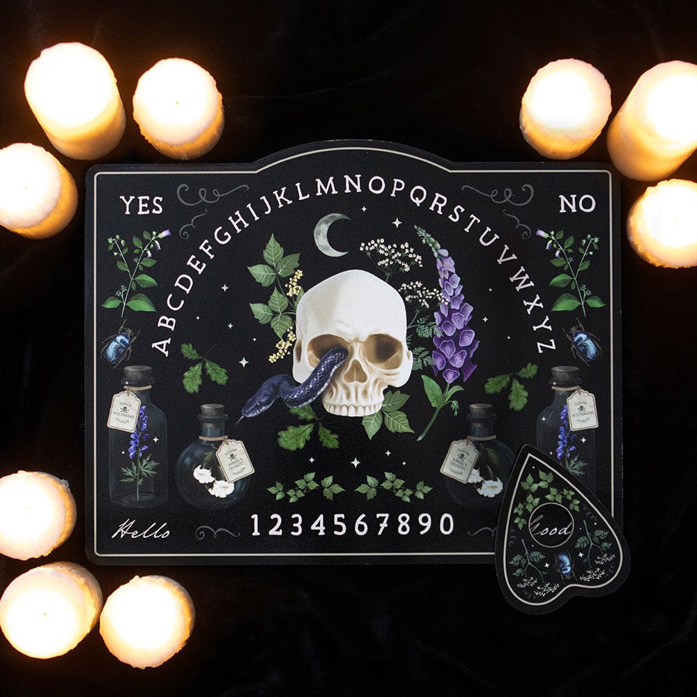 Poisonous Plants Talking Board: Ouija-Style Spirit Board for Herbology, Apothecary & Goth Decor
