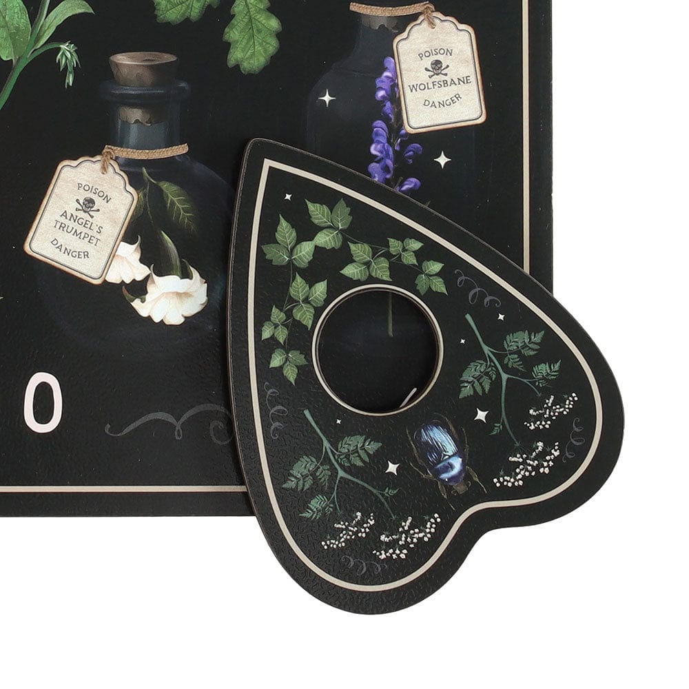 Poisonous Plants Talking Board: Ouija-Style Spirit Board for Herbology, Apothecary & Goth Decor
