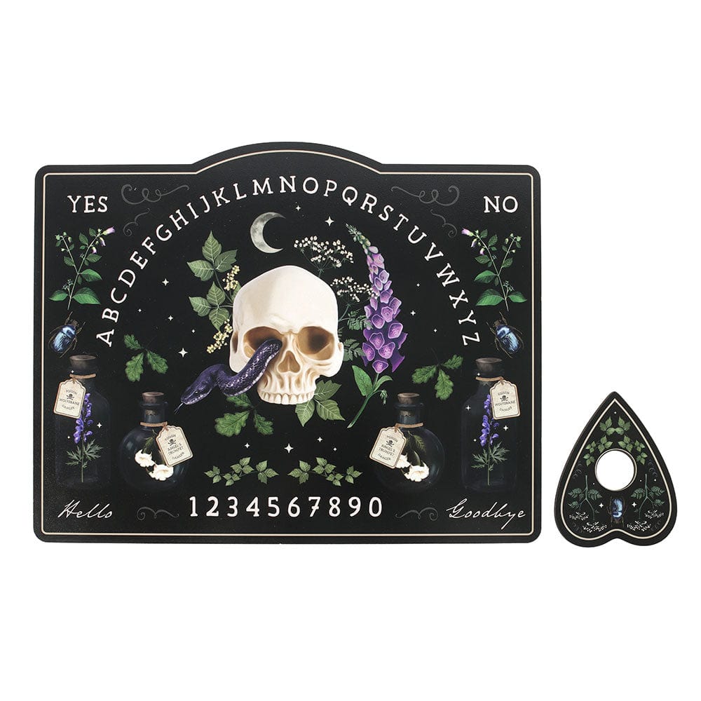 Poisonous Plants Talking Board: Ouija-Style Spirit Board for Herbology, Apothecary & Goth Decor