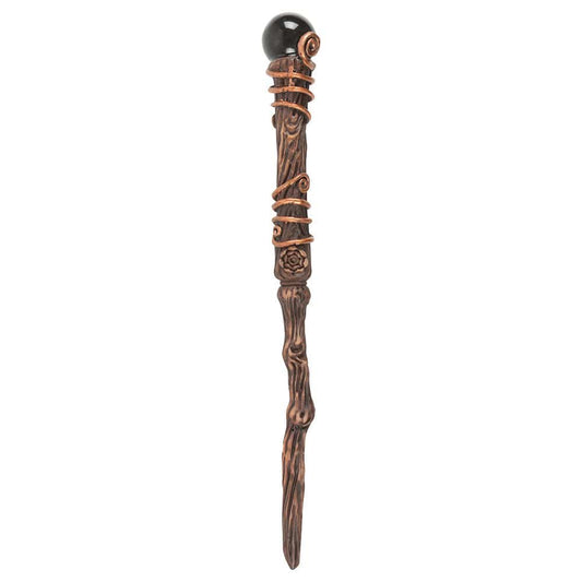 Black Obsidian Crystal Wand for Protection – Tumbled Stone with Pouch