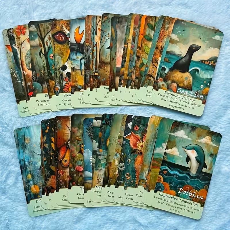 Quiet Companions Oracle Cards – Emotional Understanding & Gentle Reflection Deck