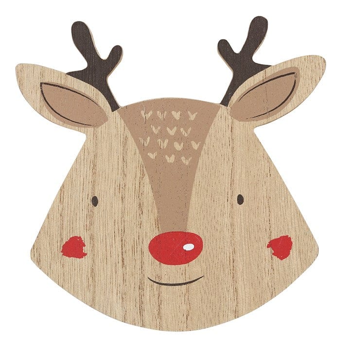 Reindeer Coaster Set of 4 – Christmas Table Decor
