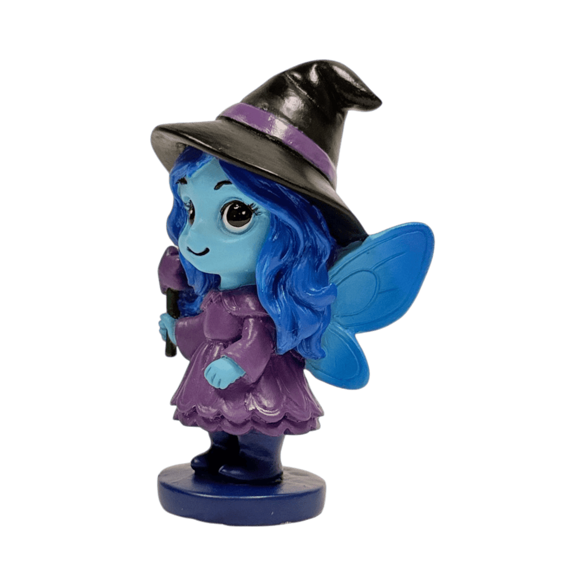 Spirit Fairies Hex Figurine – Blue Witch Fairy with Star Wand