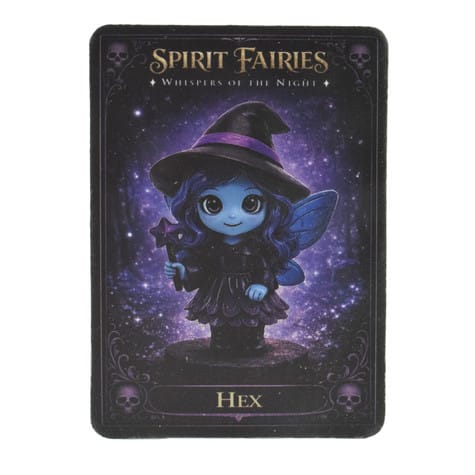 Spirit Fairies Hex Figurine – Blue Witch Fairy with Star Wand