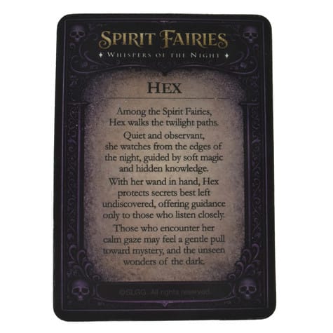 Spirit Fairies Hex Figurine – Blue Witch Fairy with Star Wand