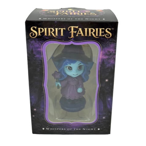 Spirit Fairies Hex Figurine – Blue Witch Fairy with Star Wand