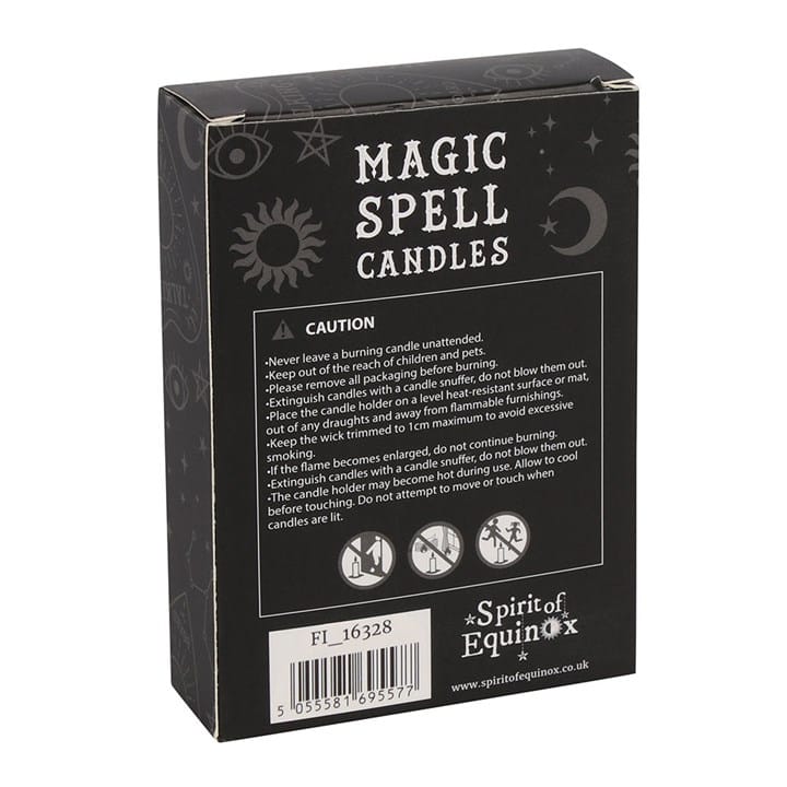 Set of 12 Mixed Spell Candles | Ritual & Intention Chime Candle Set