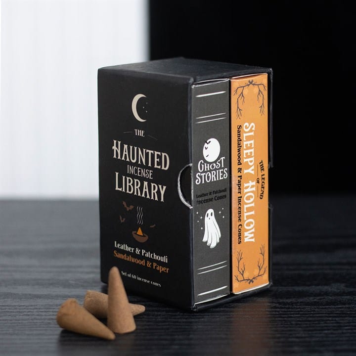 Haunted Library Incense Cone Set | Leather, Patchouli, Sandalwood & Paper