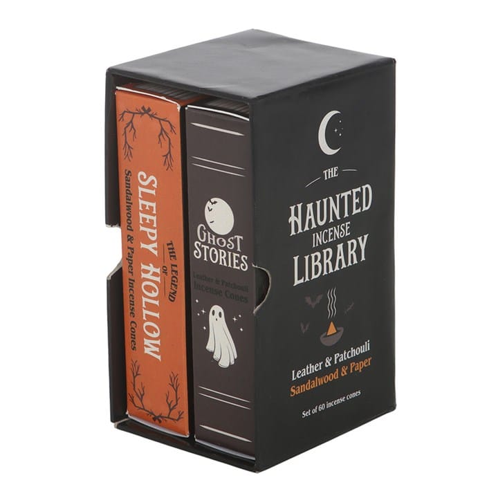 Haunted Library Incense Cone Set | Leather, Patchouli, Sandalwood & Paper