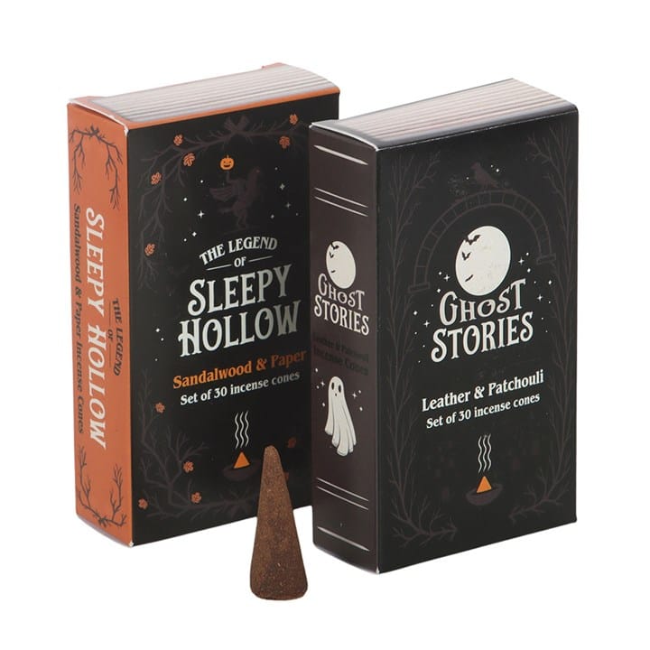 Haunted Library Incense Cone Set | Leather, Patchouli, Sandalwood & Paper