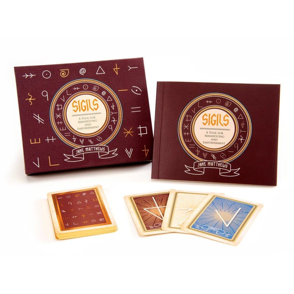 Sigils – Oracle Kit Box Set with 21 Cards and Guidebook for Manifestation & Empowerment - Authentic Occult and Witchcraft Supply Image