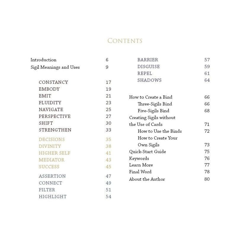 Sigils – Oracle Kit Box Set with 21 Cards and Guidebook for Manifestation & Empowerment - Authentic Occult and Witchcraft Supply Image