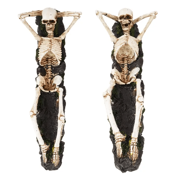 Skeleton Incense Burner - Gothic Skeleton Ash Catcher & Spooky Decor