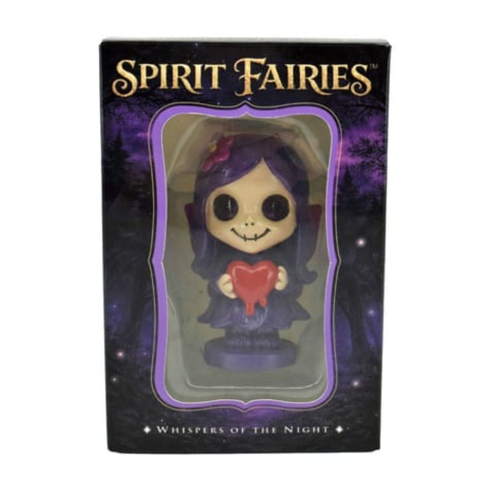 Spirit Fairies Mirella Figurine – Gothic Fairy with Red Heart