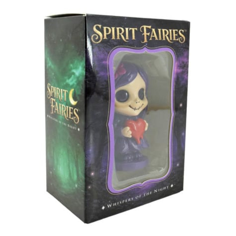 Spirit Fairies Mirella Figurine – Gothic Fairy with Red Heart