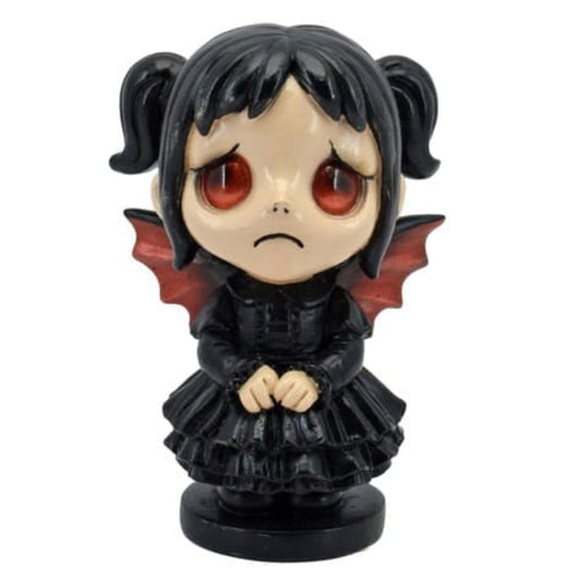 Spirit Fairies Mortina Figurine – Gothic Dark Fairy with Trading Card