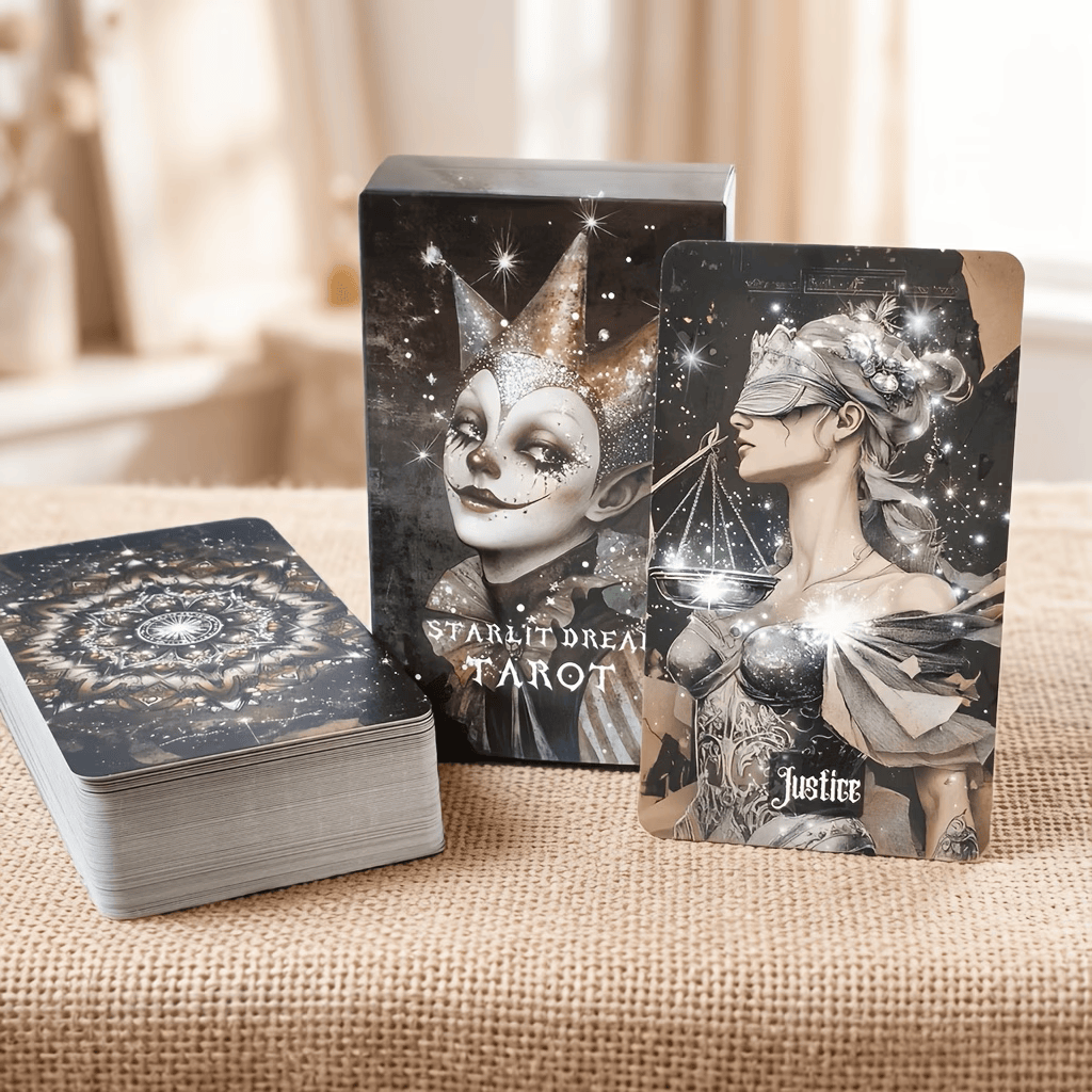 Starlit Dreams Tarot | Artistic Celestial Tarot Deck for Intuitive Readings