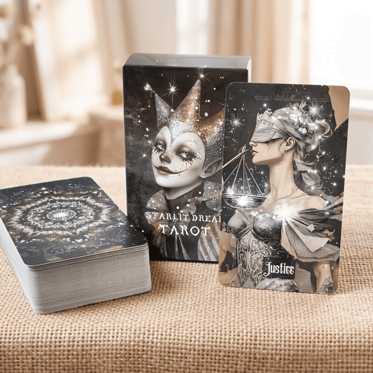 Starlit Dreams Tarot | Artistic Celestial Tarot Deck for Intuitive Readings