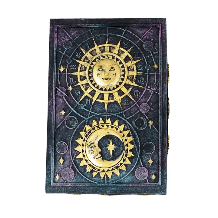 Sun and Moon Tarot Box - Celestial Trinket Box & Witchy Decor
