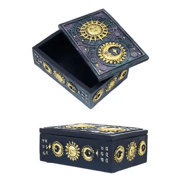Sun and Moon Tarot Box - Celestial Trinket Box & Witchy Decor