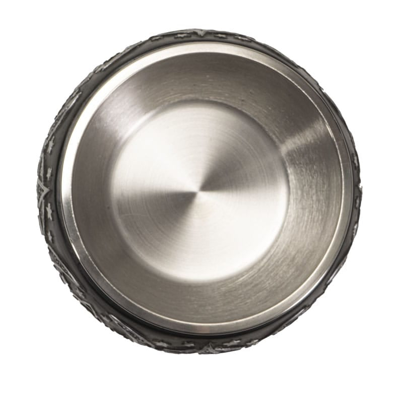 Triple Moon Pentacle Smudge Bowl Stainless Steel Resin Incense & Ritual Bowl
