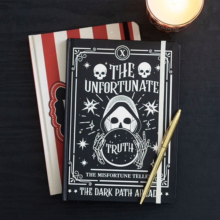 The Misfortune Teller A5 Notebook | Gothic Journal for Tarot & Spellwork