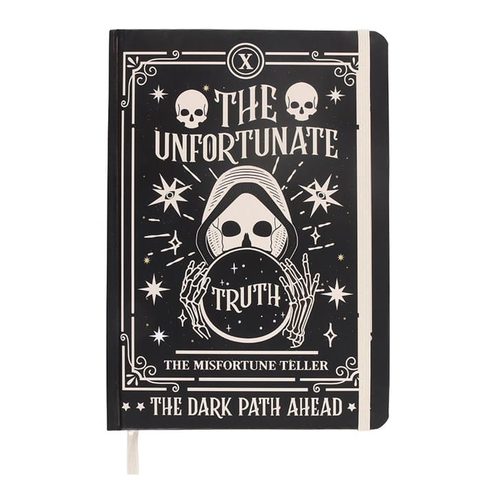 The Misfortune Teller A5 Notebook | Gothic Journal for Tarot & Spellwork