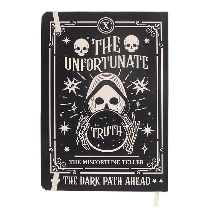 The Misfortune Teller A5 Notebook | Gothic Journal for Tarot & Spellwork