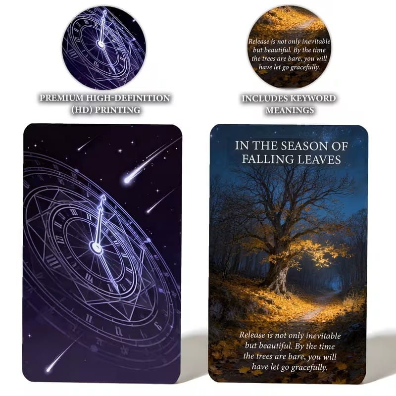 The When Oracle – 55-Card Timing Oracle Deck for Intuitive Guidance & Spiritual Insight
