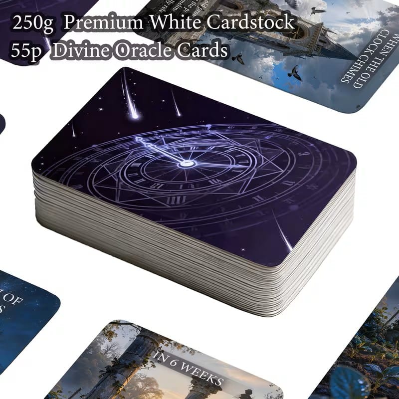 The When Oracle – 55-Card Timing Oracle Deck for Intuitive Guidance & Spiritual Insight