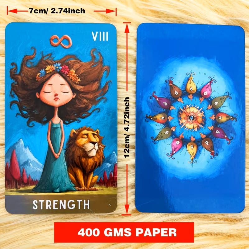 The Whimsical Path Tarot Deck – Gentle Beginner Friendly Tarot Cards & Guidebook