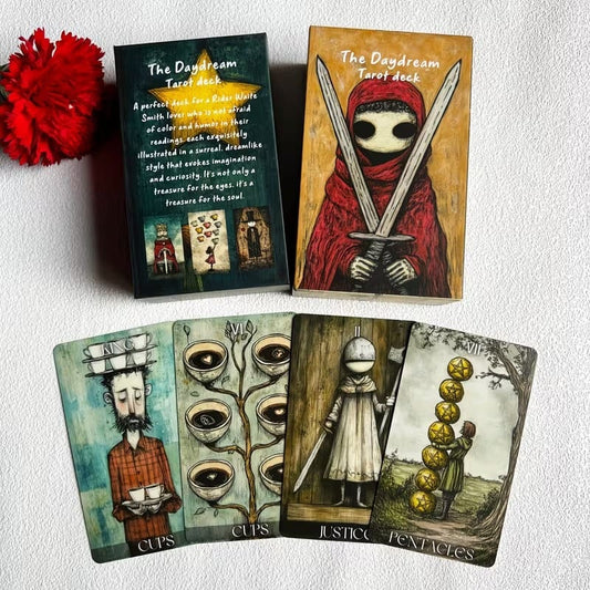 The Daydream Tarot Deck – 78 Card Surreal Art Tarot with Rider Waite Style
