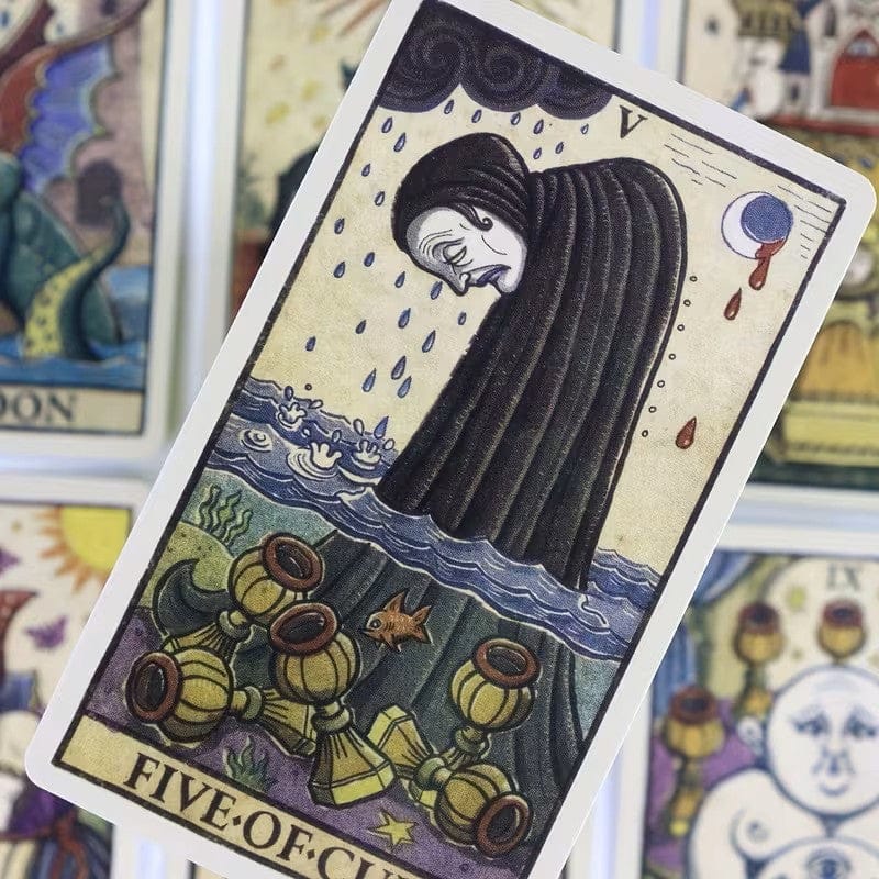 Trionfi Della Luna Tarot Cards with Electronic Guidebook for Beginners - Authentic Occult and Witchcraft Supply Image