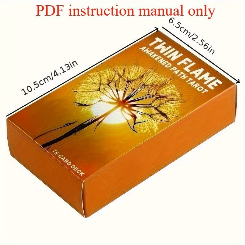 Twin Flame Awakened Path Oracle Deck, 78-Card Oracle Set - Authentic Occult and Witchcraft Supply Image