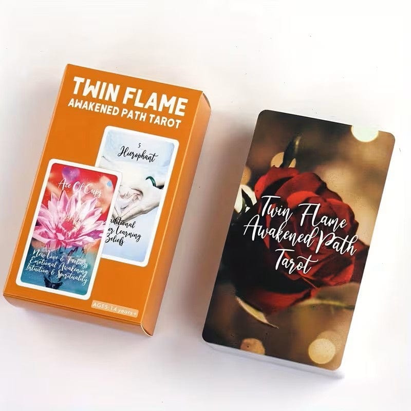 Twin Flame Awakened Path Oracle Deck, 78-Card Oracle Set - Authentic Occult and Witchcraft Supply Image