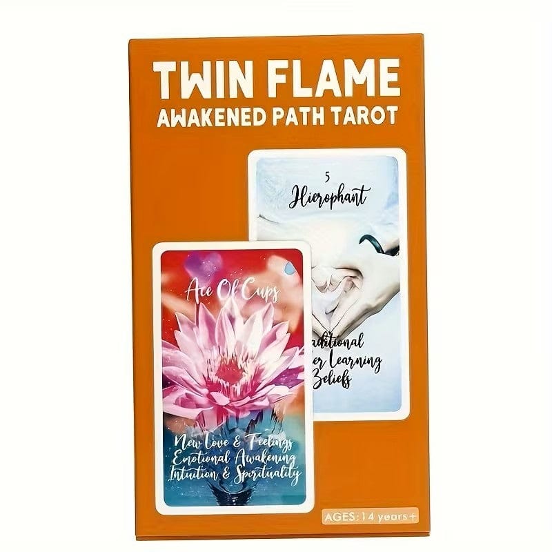 Twin Flame Awakened Path Oracle Deck, 78-Card Oracle Set - Authentic Occult and Witchcraft Supply Image