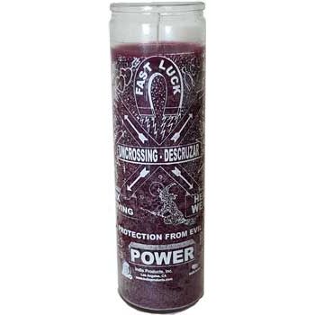 Purple Uncrossing 7-Day Jar Candle – Spiritual Protection & Cleansing