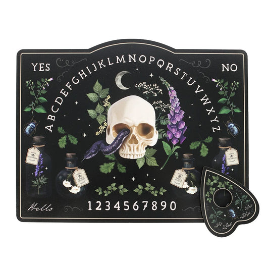 Poisonous Plants Talking Board: Ouija-Style Spirit Board for Herbology, Apothecary & Goth Decor