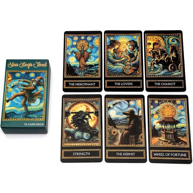 Van Gogh Tarot Cards - 78pcs - Authentic Occult and Witchcraft Supply Image