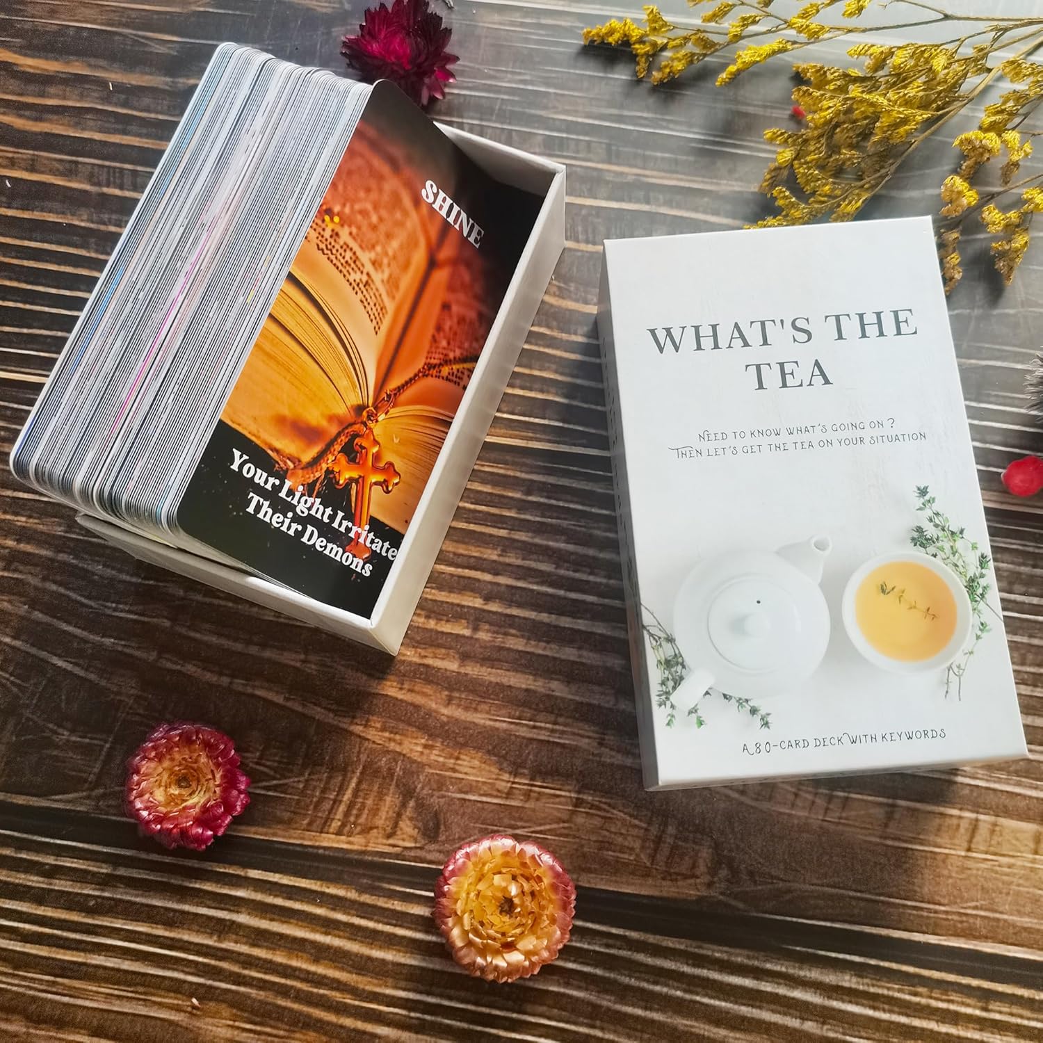 What's The Tea Oracle Cards Deck - Authentic Occult and Witchcraft Supply Image
