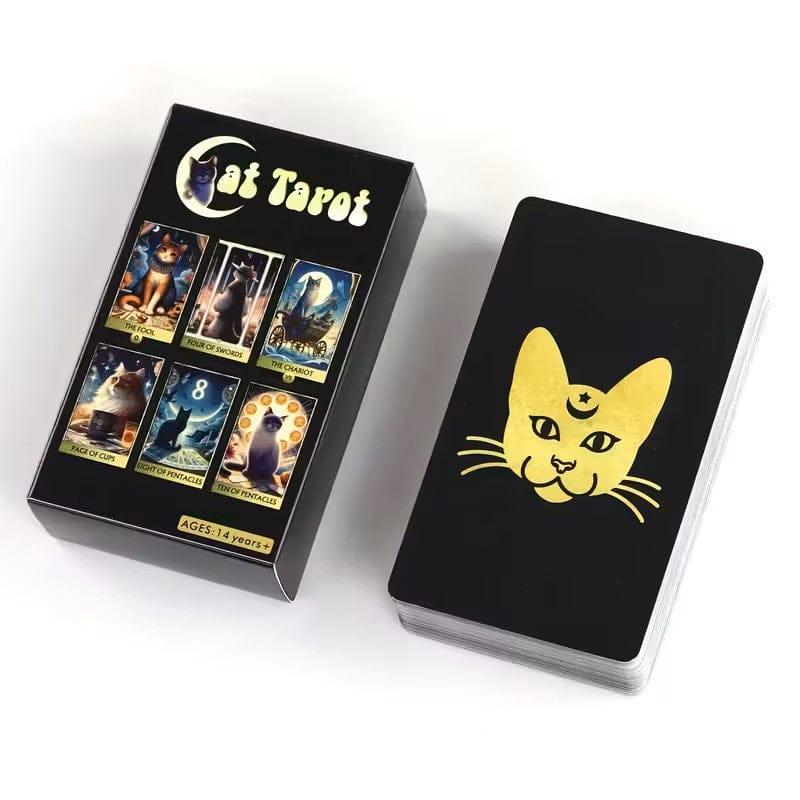 Whimsical Cat Tarot Cards Deck - Authentic Occult and Witchcraft Supply Image