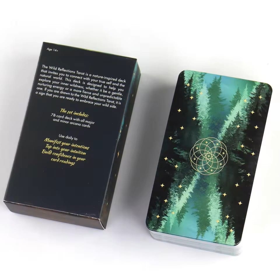 Wild Reflections Tarot Deck – 78-Card Nature Inspired Tarot Cards
